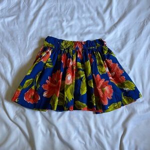 Floral Mini Skirt